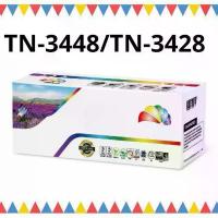 ราคา TN3448 TN 3428 หมึกเลเซอร์ โทนเนอร์ ตลับเทียบเท่า TN-3448/TN-3428 (8K) Color box ดำ สปอตสินค้า (1733733980170323627)