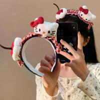ราคา ที่คาดผม Hello Kitty Plush เชอร์รี่แดง สำหรับผู้หญิง แต่งหน้า ล้างหน้า มาส์กหน้า กันลื่น และ ป้องกันแรงดัน เครื่องประดับผม 1 ชิ้น (1733102238776723346)