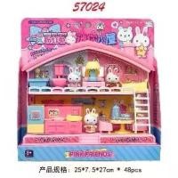 ราคา ของเล่นบ้านกระต่าย, สีชมพู, ตู้กดน้ำในครัว, บ้านมินิ, เหมาะสำหรับเด็กผู้หญิง, เครื่องครัว, ของเล่นเด็ก (1732139421194552361)