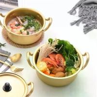 ราคา ก๋วยเตี๋ยวต้มยำไข่ อาหารเช้า โกลเด้น อลูมิเนียม เกาหลี พร้อมฝาปิด เครื่องครัว หม้อราเมน หม้อซุป หม้อก๋วยเตี๋ยว (1734418743457908227)