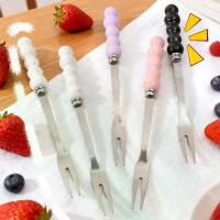 ราคา มินิส้อมจิ้มผลไม้ 5 ชิ้น/เซ็ต ด้ามสั้นสำหรับรับประทาน ของหวาน สเต็กตะวันตก เครื่องใช้บนโต๊ะอาหาร ช้อนส้อม อุปกรณ์ครัว (1733249239905240298)