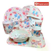 ราคา Kitty Flower-PK จานชามเมลามีน แก้วน้ำ ช้อนส้อม ลายการ์ตูน คิตตี้ ศรีไทยซุปเปอร์แวร์ Superware [ ขายเป็นชิ้น/เลือกรหัส ] (1732024897398409682)