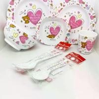 ราคา Rilakkuma Heart จานข้าวเด็ก ช้อนส้อม แก้วน้ำเมลามีน ริลัคคุมะ ศรีไทยซุปเปอร์แวร์ [ขายเป็นชิ้น / เลือกรหัสสินค้า] (1729573010262362578)