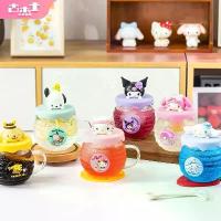 ราคา แก้วน้ำ Sanrio ลายการ์ตูนน่ารัก Kuromi, Hello Kitty, Cinnamoroll แก้วน้ำผลไม้พร้อมฝาซิลิโคน แก้วโซดาเย็นสำหรับใช้ในบ้าน (1734280060612609749)