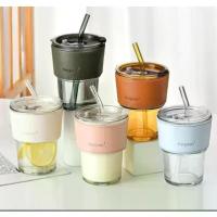 ราคา แก้วกาแฟ ความจุ 450 มล. (B02) แก้วเก็บความเย็นหรือความร้อน พร้อมหลอด ปลอกหนัง ฉนวนกันความร้อนและเย็น (1732794284117755411)