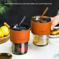 ราคา แก้วสไตล์ไม้ไผ่ แก้วน้ำผลไม้ แก้วกาแฟ แก้วสำหรับแจกเป็นของแถม แก้วน้ำใส (1734089427439355724)