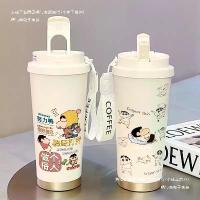 ราคา แก้วน้ำเด็กการ์ตูน Crayon Shin-chan แก้วน้ำเด็กใหม่แบบมีฉนวน แก้วน้ำเด็ก แก้วกาแฟ (1733166688881772081)
