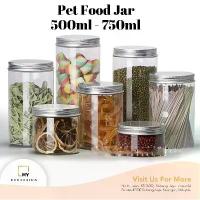 ราคา โถใส่อาหาร PET ทรงกระบอก มีให้เลือก 500ml-750ml เหมาะสำหรับบิสกิต ลูกอม เมล็ดกาแฟ ใบชา บรรจุภัณฑ์อาหาร และอื่นๆ (1732875024079619113)