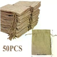 ราคา ถุงของขวัญหูรูดสีธรรมชาติ 25/50 ใบ ถุงผ้ากระสอบธรรมชาติใช้ซ้ำได้ เหมาะสำหรับงานแต่งงาน วันเกิด คริสต์มาส งานเลี้ยง ลูกอม และบรรจุภัณฑ์ของขวัญอื่นๆ ถุงเก็บเครื่องประดับและอุปกรณ์เ (1733719653077976257)