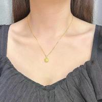 ราคา สร้อยคอเพชรสีเหลือง ลูกบาศก์น้ำตาลขนาดเล็ก สำหรับผู้หญิง ดีไซน์เฉพาะ สไตล์เรียบหรู จี้ โซ่กระดูกไหปลาร้า ขายดี ขายส่ง กรอบ ตะกรุด กรอบ ลูกอม กรอบ ทอง แท้ (1731250875657979863)