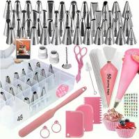 ราคา เครื่องมืออบตกแต่งเค้ก, 110 ชิ้น, รวมถึงหัวฉีดท่อครีม, ที่ขูดเค้ก, ไม้พาย, และอื่น ๆ , อุปกรณ์ครัวสำหรับการตกแต่งขนมและไอซิ่ง, เนย, ชีส, คุกกี้, และขนมปัง DIY, เหมาะสำหรับงานเลี้ (1731624242333190126)