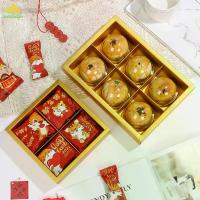 ราคา พร้อมส่ง(แพค10ใบ) กล่องใส่ขนม ขนมเปี๊ย แบ่งช่อง กล่องใส่ขนม คุกกี้ มาการอง ขนมเปี๊ยะ กล่องบรรจุภัณฑ์สินค้า 4/6 ช่อง (1733308123662485491)