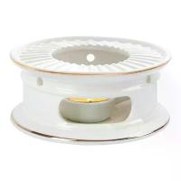 ราคา เครื่องอุ่นกาน้ำชาเซรามิก, พร้อมที่ใส่เทียนทีไลท์, เครื่องทำความร้อนกาน้ำชา, สำหรับทำกาแฟ, นม, เครื่องทำความร้อนไฟชา (1731324110762902843)