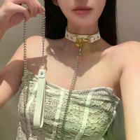 ราคา ปลอกคอ Palace Bell สำหรับผู้หญิง, ปลอกคอหนังสีดำคุณภาพสูง, ปลอกคอสำหรับสุนัข, สายจูงลูกสุนัข (1734201303246341551)