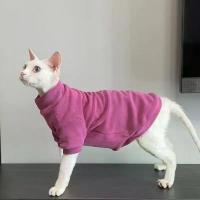 ราคา COD. เสื้อผ้าสัตว์เลี้ยง. เสื้อผ้าสำหรับแมวสฟิงซ์ในฤดูใบไม้ร่วงและฤดูหนาว. เสื้อสเวตเตอร์เนื้อนุ่มยืดหยุ่นสำหรับแมวไร้ขน. เสื้อผ้าแมวเอเลี่ยน. เสื้อผ้าสัตว์เลี้ยง. (1734364536963302670)