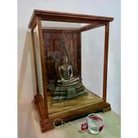 ราคา COD ตู้โชว์ไม้สักไทย ตู้โชว์พระพุทธเจ้า ตู้โชว์เครื่องประดับ ตู้โชว์โมเดล ตุ๊กตา ฝาครอบตู้ คอลเลกชันพระพุทธเจ้า ชั้นวางพระเครื่อง ของขวัญวันเกิดเพิ่มเติม (1732117057974602206)