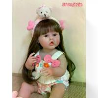 ราคา Saskia ตุ๊กตาทารกเกิดใหม่ซิลิโคนไวนิล 22 นิ้ว เพ้นท์มือ เหมือนจริง เออร์ริน เด็กผู้หญิงแรกเกิด มีผมยาว ตุ๊กตา bjd ตัวเท่าคน มีโจ้ย ชาย คาปิบาร่า ตุ๊กตาเกาะแขน 4 eve (1733966851925378263)