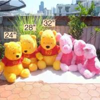 ราคา ตุ๊กตา Pooh หมีพูห์ & Piglet พิกเล็ต Christopher S-Pile ผ้าขน 24/28/32นิ้ว Winnie The (1734438412632753682)