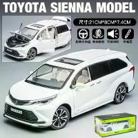 ราคา Toyota Sienna รุ่นรถอัลลอย, ของแท้, สเกล 1:24, MPV Van, รถธุรกิจ Sienna, รถของเล่น Alphard (1732940897756218930)