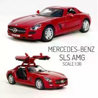 ราคา COD รถของเล่น โมเดลรถสะสม โมเดลรถเหล็ก​รถเบนซ์​ Mercedes Benz SLS AMG / GT สเกล 1:36 benz เบนซ์TikTok (1732674470900434769)