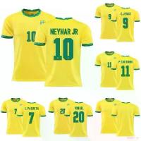 ราคา น่ารักบราซิลทีมชาติบ้านเสื้อฟุตบอล Neymar Paqueta พระเยซู Vini Coutinho ฟุตบอล Jersey Tee Unisex Plus ขนาด ส่งไว เสื้อ บอล อาร์เซนอล (1733973629261612553)