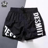 ราคา 2025 กางเกงขาสั้นชายหาด แฟชั่นพิมพ์ตัวอักษร กางเกงขาสั้นแห้งเร็ว กีฬาฟิตเนส วิ่ง ว่ายน้ำ กางเกงขาสั้นสามส่วน แบรนด์ทันสมัย [NEW] กางเกงกีฬา ผ้าร่ม ขา สั้น ใส่ สบาย กางเกง ใส (1733384326404408882)