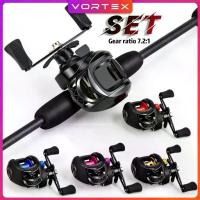 ราคา สินค้าขายดี- ❃คันเบ็ดและรอกตกปลา ชุดตกปลา, หยดน้ำ คันเบ็ดตกปลา ชุดคันเบ็ดครบชุด 19+1BB 7.2:1 รอกหยดน้ำ เบ็ดตกปลา คันเบท ชุดคัน✧ (1733973275491206523)