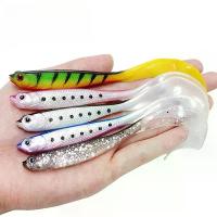 ราคา เหยื่อหนอนอ่อน 4 ชิ้น/ล็อต เหยื่อตกปลาหางยาว เหมือนจริง เหยื่อตกปลา Jigging Wobblers 12.5 ซม. และ 5.5 กรัม ดีไซน์หาง T Shad เหมาะสำหรับตกปลา ตก ปลา มือ รับซื้อ รอกตก ผ่อน ยู ตกปลา (1732200533113341430