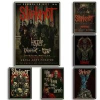 ราคา รูปติดผนัง Vintage Heavy Metal Band โปสเตอร์ Rock Band Slipknot กระดาษคราฟท์โปสเตอร์บาร์โปสเตอร์ Retro สติ๊กเกอร์ติดผนังตกแต่งบ้าน (1734335800505501127)