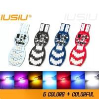 ราคา ไฟเลี้ยวรถจักรยานยนต์, IUSIU, น้ำไหล + หลอดไฟ LED แฟลช T10, 30SMD 3014 194 168, ไฟท้ายป้ายทะเบียนสตรีมเมอร์, เหมาะสำหรับการกวาดล้างป้ายทะเบียนรถ, 12v, W5W WY5W, เหมาะสำหรับรถยนต์ (1730287079284770908)