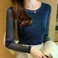 ราคา เสื้อชั้นในผ้าไหมสีเงิน แขนยาว ผ้าไหมสดใส แฟลช เหมาะสำหรับฤดูใบไม้ผลิและฤดูใบไม้ร่วง มาใหม่ สีดำ พลัสไซส์ ยืดหยุ่นสูง เงางาม สลิมฟิต เสื้อเชิ้ต (1731011708855486970)