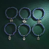 ราคา ขายส่งกำไลข้อมือแฟชั่นผีเสื้อขายดีข้ามพรมแดน รูปเต่าตาสีฟ้า ลูกปัด จี้สัตว์ กำไลยืดหยุ่น (1733298143854430134)