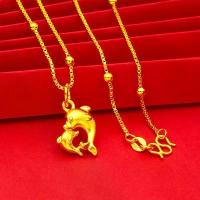 ราคา จี้ปลาโลมา, แฟชั่นสตรี, ทองวางเวียดนาม, โซ่กล่อง, ลูกปัด, โซ่ทองทราย, ขายส่ง, จัดส่งถ่ายทอดสด, การออกแบบปลาโลมา (1731588768369641608)