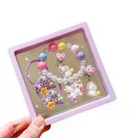 ราคา ชุดสร้อยข้อมือเด็ก สร้อยข้อมือเจ้าหญิงยูนิคอร์น ลูกปัด สร้อยข้อมือน่ารัก คลิปหูเด็ก (1734231071904728148)