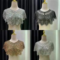 ราคา แฟชั่น ประดับด้วยเลื่อม ผ้าคลุมไหล่แบบฟลาปเปอร์ ลูกปัด ปี 1920 ผ้าคลุมไหล่ปักเลื่อม ชุดคลุมเย็น ผู้หญิง (1734196717260932158)