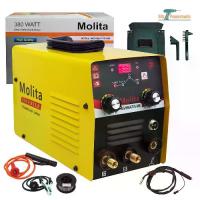 ราคา MOLITA ตู้เชื่อม 3 ระบบ MIG/MMA /TIG 998 MMA/MIG/TIG ตู้เชื่อมมิกซ์ ตู้เชื่อมไฟฟ้า ไม่ใช้แก๊สCO2 + ลวดฟลักซ์คอร์ ลวด1 ม้ (1733203729356588201)