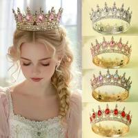 ราคา มงกุฎเจ้าสาว เครื่องประดับศีรษะ ชุดแต่งงาน เจ้าหญิงหรูหราเปล่งประกาย เต็มสวน มงกุฎตกแต่งเค้กดอกไม้ (1733746367150589319)