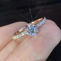 ราคา แหวนแต่งงาน สไตล์ยุโรปและอเมริกาเรียบง่าย เพทาย แหวนแฟชั่น ขายดี ประดับเพทาย ยักษ์ chain heart necklace james avery bracelet แหวน อัญมณี สีฟ้า (1731811622597200491)