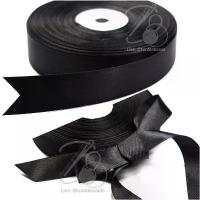 ราคา ริบบิ้น ผ้าซาติน 13 - 20 25 มม. สีดำ (50 หลา) ขาย (1733159268430284027)