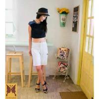 ราคา กางเกง 3 ส่วน แถบข้าง ขาว BIRABIRA Three Quarter Shorts - Strip มีไซส์ S 3XL ขาว/กากี/ดำ/ขี้ม้า/น้ำตาล จัดส่งที่รวดเร็ว (1733083910123849538)