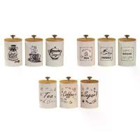 ราคา ชุดขวดแก้วเซ็ต 3 ชิ้น สำหรับจัดระเบียบในครัว สไตล์โมเดิร์นฟาร์มเฮาส์ ตกแต่งร้านอาหาร ขวดสำหรับกาแฟ น้ำตาล และน้ำตาลทราย (1734435627486447079)