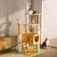 ราคา L&Q คอนโดแมว 3 in 1 คอนโดไม้แมว135cm บ้านแมวใหญ่ ของเล่นแมว เหมาะกับแมวหลายตัว ปีน-นอน-เล่น (1733058377443345972)