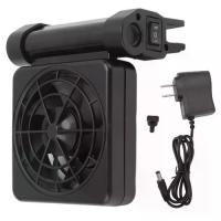 ราคา กล่องเก็บความเย็น ปรับความเร็วลมได้ ตู้ปลาพร้อมเครื่องทำความเย็น ปรับมุมกว้างได้ ดำ พัดลมระบายความร้อนตู้ปลา พลาสติก ระบบระบายความร้อน แฟนตู้ปลา ตู้ปลา (1733549627399177254)