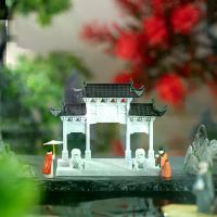 ราคา การจัดตู้ปลาต้นไม้น้ําในอ่างปลาบอลลูน มอไหนตู้ปลา อุโมงค์ตู้ปลา ปลากัดสีทอง แผ่น layout ตู้ปลา (1733547800746100139)