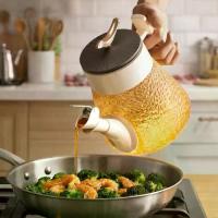 ราคา ของใช้ในครัว เกรดอาหาร ขวดน้ำมันแก้ว หนาขึ้น หัวฉีดป้องกันการหยด ถังน้ำมัน ความจุขนาดใหญ่ พร้อมแปรงน้ำมัน ตู้จ่ายน้ำมันแบบแรงโน้มถ่วง บาร์บีคิว (1733932349976708424)