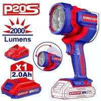 ราคา ไฟฉาย ไร้สาย แบรนด์EMTOP รหัส ELWLI20881 พร้อมแบตและแท่นชาจ (1731687130460292129)