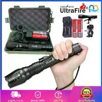 ราคา [TK ขายร้อน] ไฟฉายแรงสูงไกล ไฟ ฉายแรงสูง แท้ ไฟฉายแรงสูง ไฟฉาย ไฟฉาย led UltraFire ไฟฉายแรงสูง1000000lm ไฟฉายแรงสูง ง่ายต่อการพกพา แสงกลางคืน T6 ไฟฉายแบบชาร์จ (1733505319450477651)