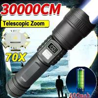 ราคา ไฟฉาย LED ชาร์จได้ 3 โหมดแสง จอแสดงผลดิจิตอล ทนทาน สำหรับผู้รักการผจญภัย ปีนเขา ล่าสัตว์ และการแคมป์ปิ้ง (1733798277872518802)