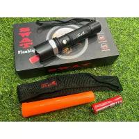 ราคา ไฟฉายSWAT ไฟฉายพร้อมกระบองส้ม ซอง ครบชุด บล็อกบัสเตอร์ (1732251639595960193)
