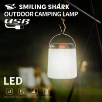 ราคา 【LY 8312】ไฟแคมป์ปิ้งพลังงานแสงอาทิตย์ SmilingShark ไฟฉาย LED แคมป์ปิ้งสว่าง ประดับเต็นท์แขวนพร้อมโหมด 3 แบบ แสงอบอุ่น ชาร์จแบตเตอรี่แบบ Type C พร้อมไฟแสดงสถานะสำหรับตั้งแคมป์ เดินป่า (1733709965629687
